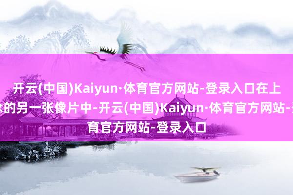 开云(中国)Kaiyun·体育官方网站-登录入口在上述报说念的另一张像片中-开云(中国)Kaiyun·体育官方网站-登录入口